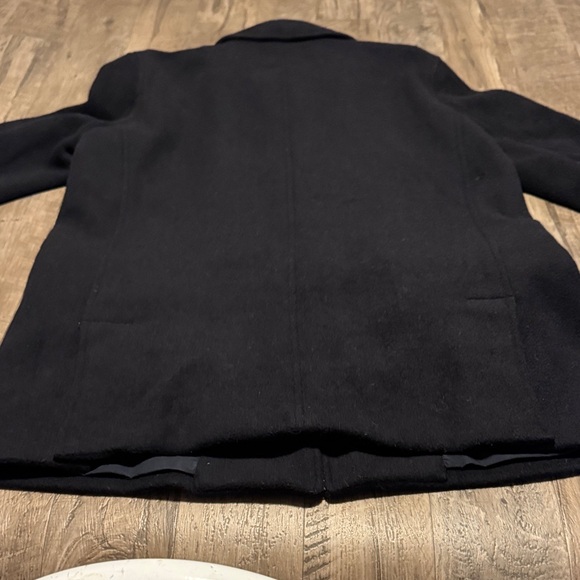 J. Crew Women's Classic Navy Pea Coat - Size M - Picture 5 of 12